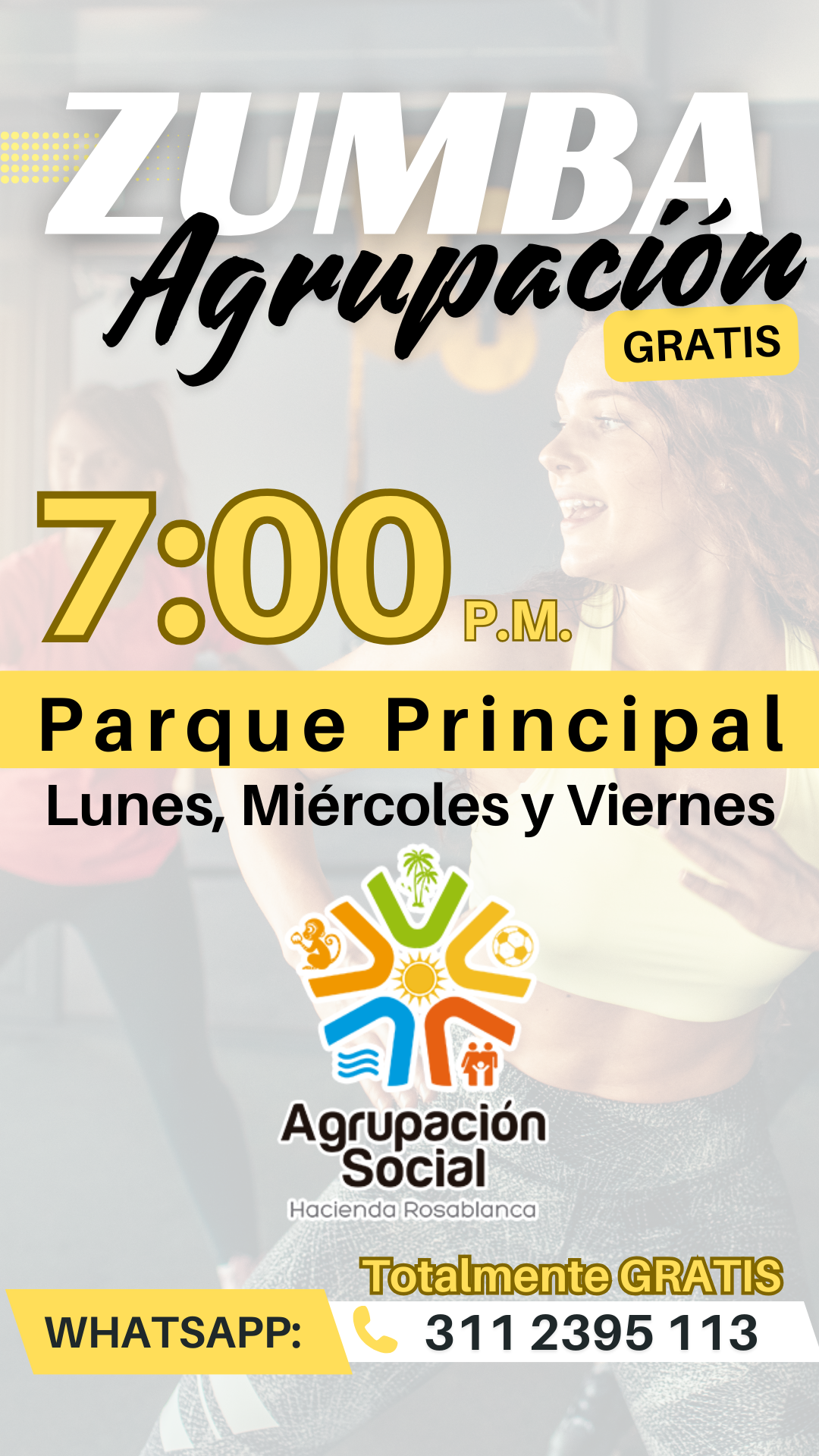 Zumba clases entre semana 2025